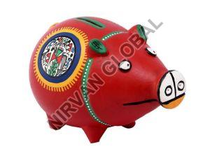 Rusty Roofus Piggy Bank